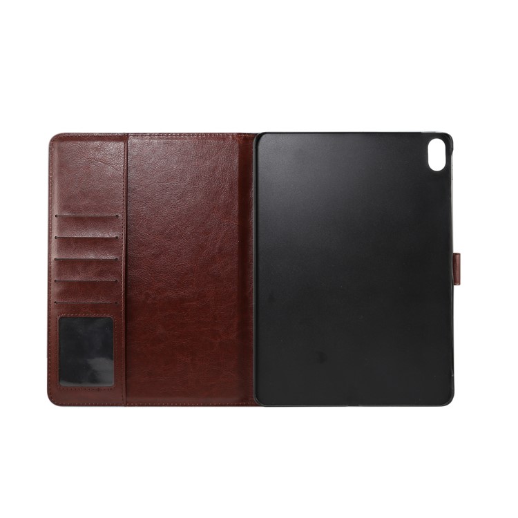 Flower Cloth Skin PU Leather Smart Case for iPad Pro 11-inch (2018) - Black-4