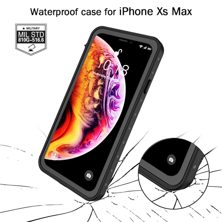 Dot Series Dustproof Snowproof Waterproof Case for iPhone XS Max 6.5 inch-5