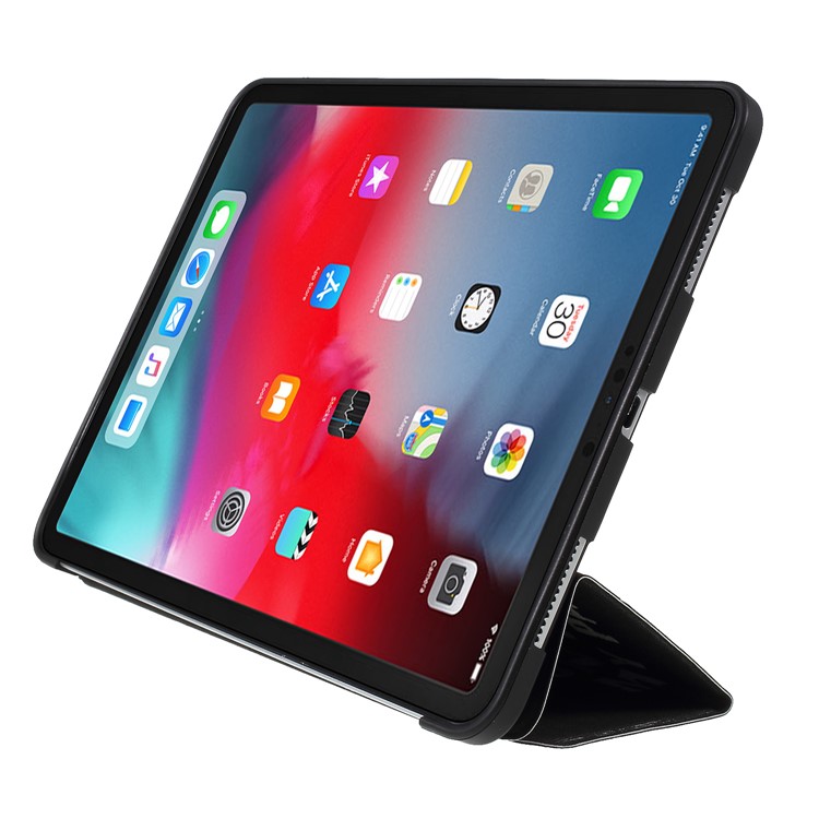 Étui En Cuir Tri-Fold Impression De Motif Pour IPad Pro 11 Pouce (2018) - Ne Touchez Pas Mon Tampon-7