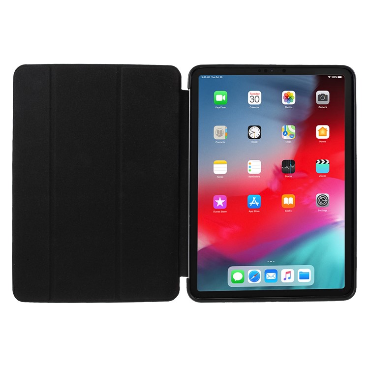 Estuche De Estampado De Cuero Tríptico De Impresión De Patrones Para IPad Pro 11-Inch (2018) - NO TOQUE MI PADRE-9