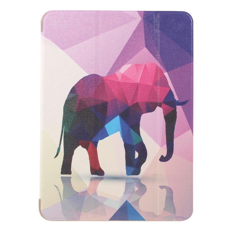 

Pattern Printing Tri-fold Stand Leather Case for iPad Pro 11-inch (2018) - Elephant, iPad Pro 11-inch (2018)