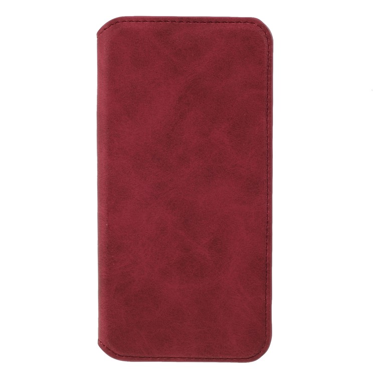

Ретро-стиль PU Кожаная Крышка Слота Для Карт С Подставкой Для Iphone 8/7 4,7 Дюйма - Красный, iPhone 8