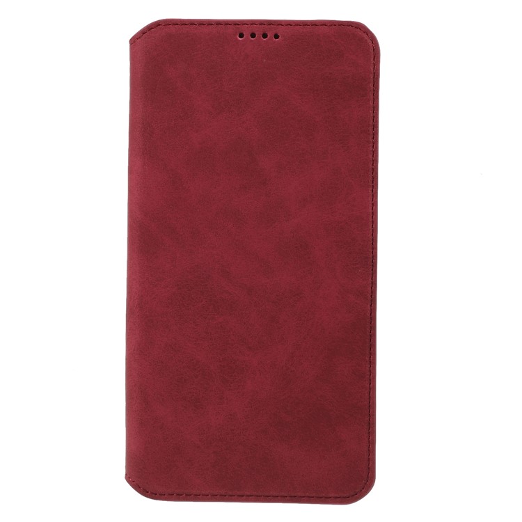 

Ретро-стиль PU Кожаный Чехол Для Телефона С Подставкой Для Iphone 8 Plus / 7 Плюс 5,5 Дюймов - Красный, iPhone 8 Plus