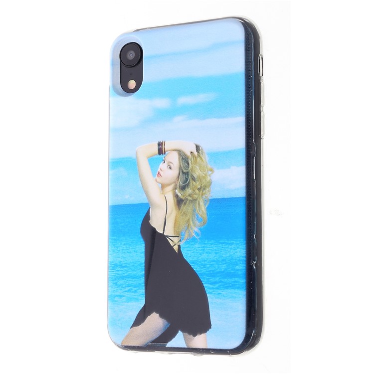 Quicksand Dynamic Bikini Pattern TPU Case for iPhone XR 6.1 inch - Style A-3