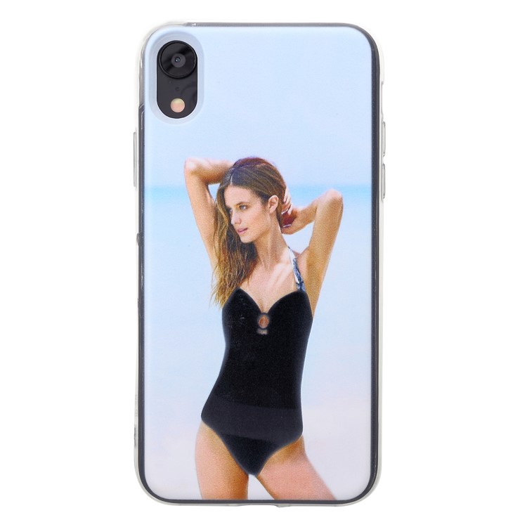 

Quicksand Динамический Бикини Шаблон Корпус Корпуса TPU Для Iphone XR 6.1 Inch - Стиль D, iPhone XR