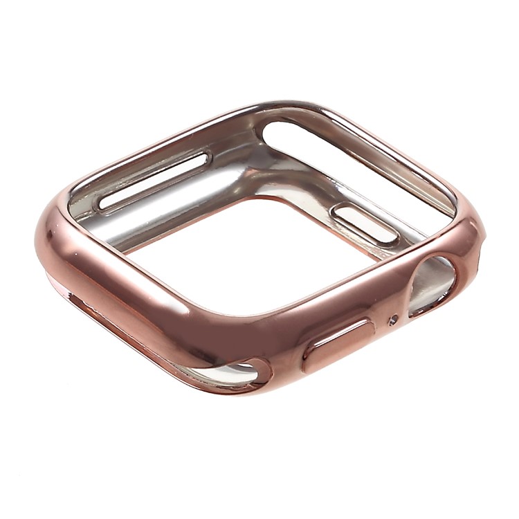 

Electroplated Soft TPU Protective Frame Cover for Apple Watch Series 4 44mm - Rose Gold, Apple Watch Series 4 44mm