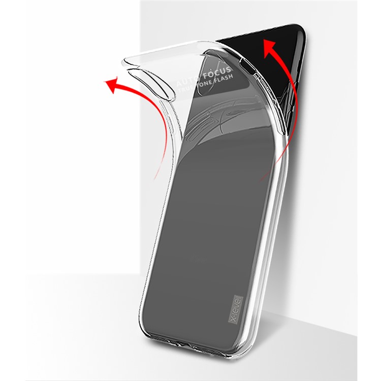 X-LEVEL Anti-skid Clear TPU Gel Case for iPhone XR 6.1 inch-5