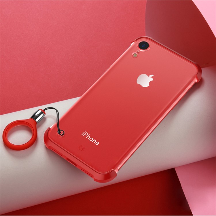 

XUNDD for iPhone XR 6.1 inch Matin Series Acrylic + TPU Air-cushion Cover - Red, iPhone XR