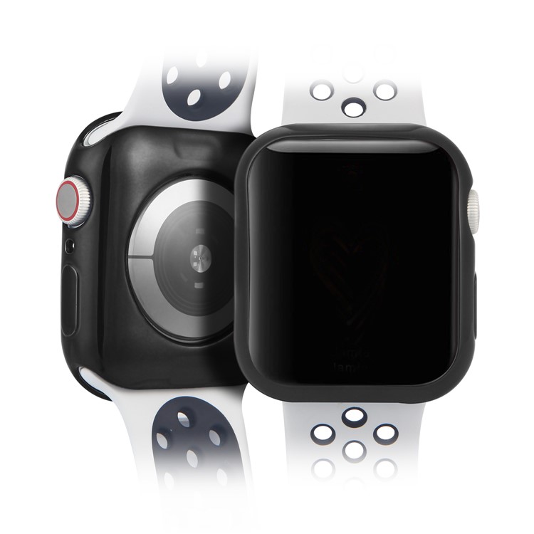 DUX DUICS Flexible Electroplating TPU Cover for Apple Watch Series 4 40mm - Black