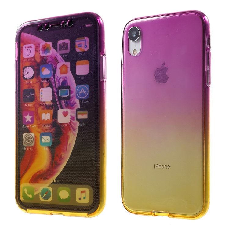 coque iphone xr degrade couleur