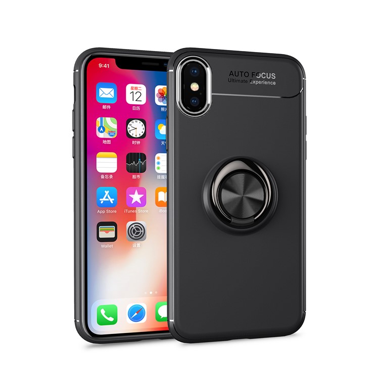 coque iphone xs aimante avec anneau