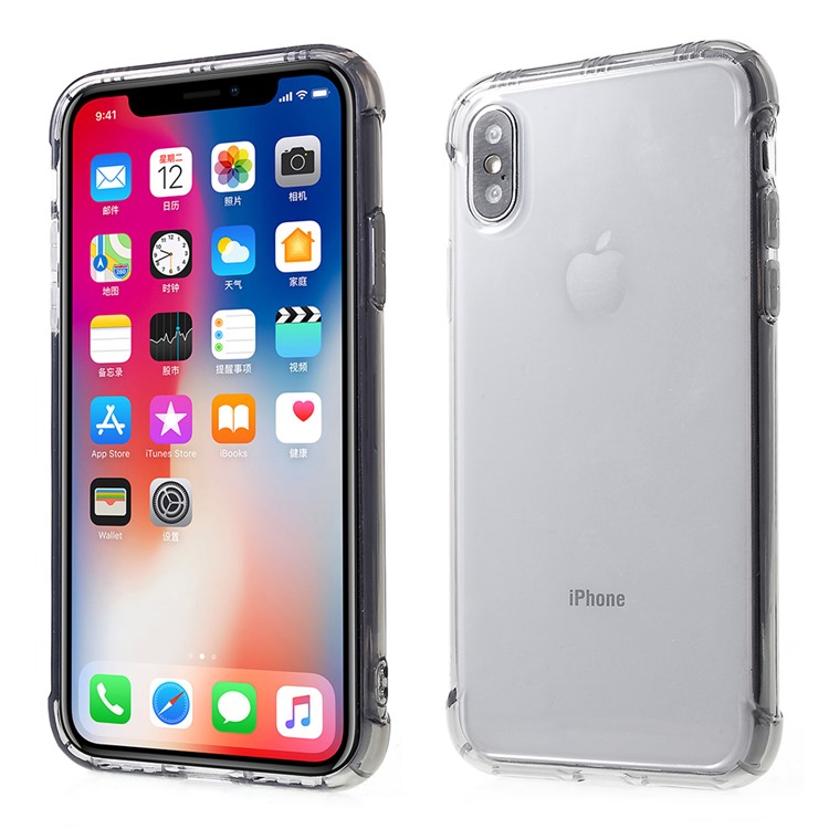 

Drop-resistant TPU Back Phone Casing for iPhone XS Max 6.5 inch - Grey, iPhone XS Max