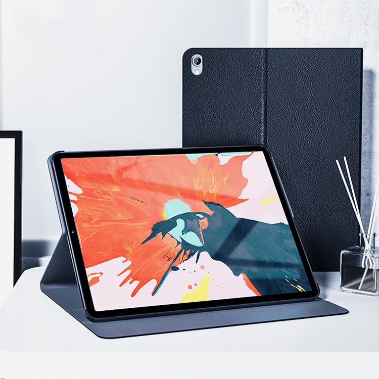 

BENKS Smart PU Кожаный Защитный Чехол Для Ipad Pro 12,9-дюймовый (2018) - Черный