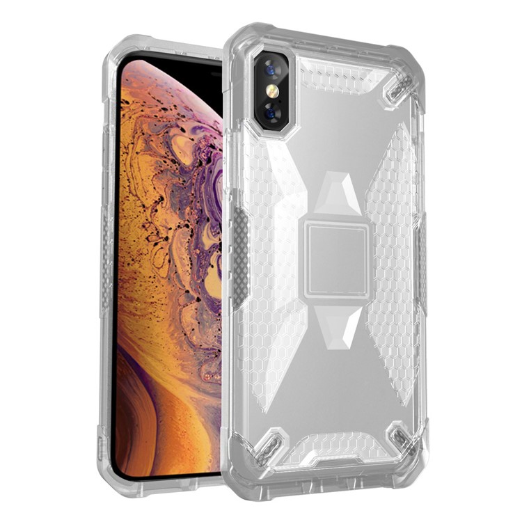 

Ударопрочная Крышка Телефона ПК ТПУ Гибридная Для Iphone XS Max 6,5 Дюймов - Прозрачный, iPhone XS Max