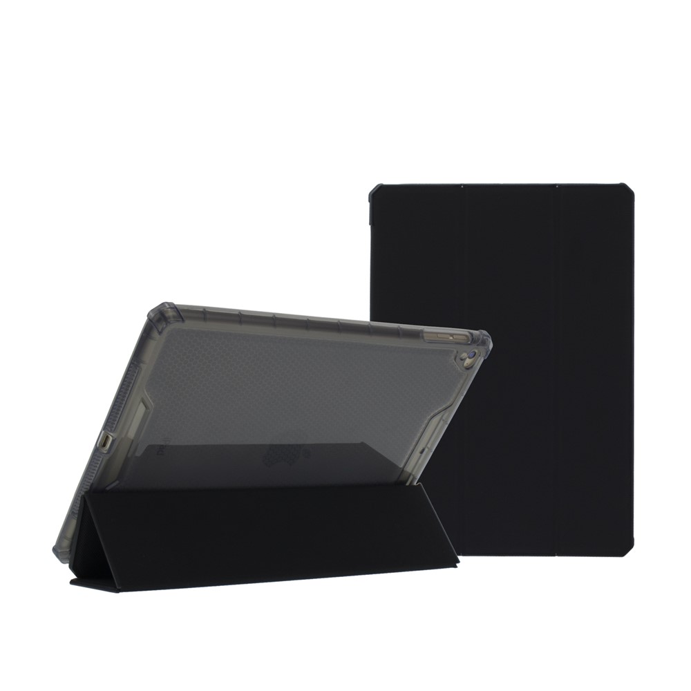 

Anti-drop Tri-fold Stand PU Leather Tablet Shell for iPad 9.7-inch (2018) / 9.7-inch (2017) / Air 2 / Air - Black, iPad 9.7 (2018)