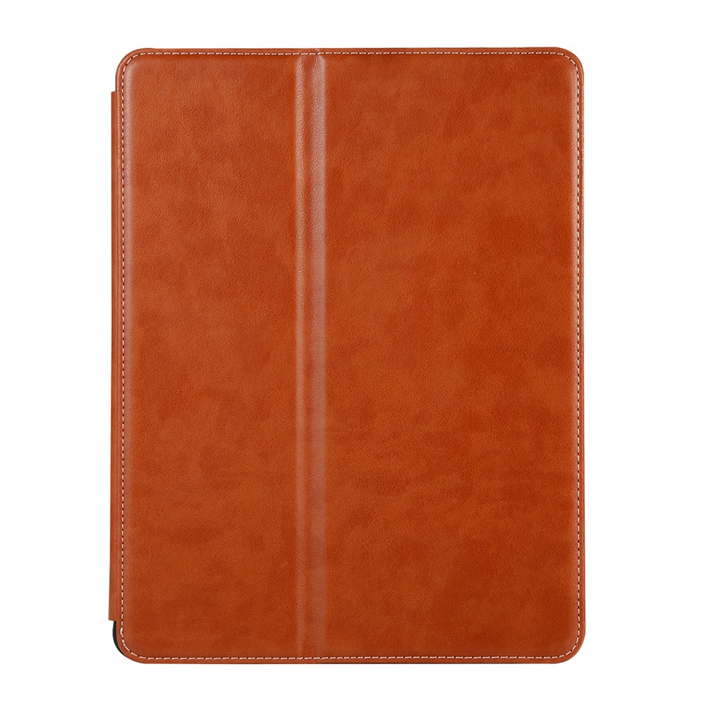 PU Leather Wallet Stand Tablet Casing with Pen Slot for iPad 9.7-inch (2018)/9.7-inch (2017)/Air 2/Air - Brown