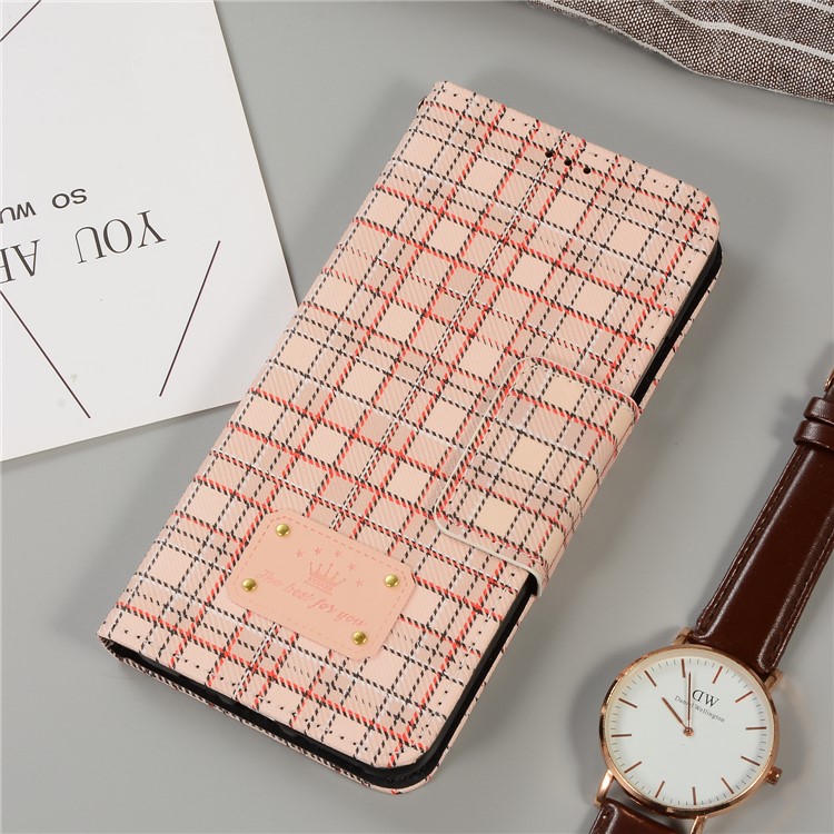 

England Style Premium Leather Wallet Case Accessory for iPhone XS Max 6.5 inch - Beige, iPhone XS Max