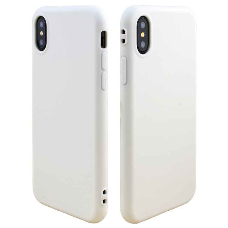 

Для Iphone XS Max 6.5 Дюймов Противоударный Матовый Мягкий Чехол ТПУ - Белый, iPhone XS Max