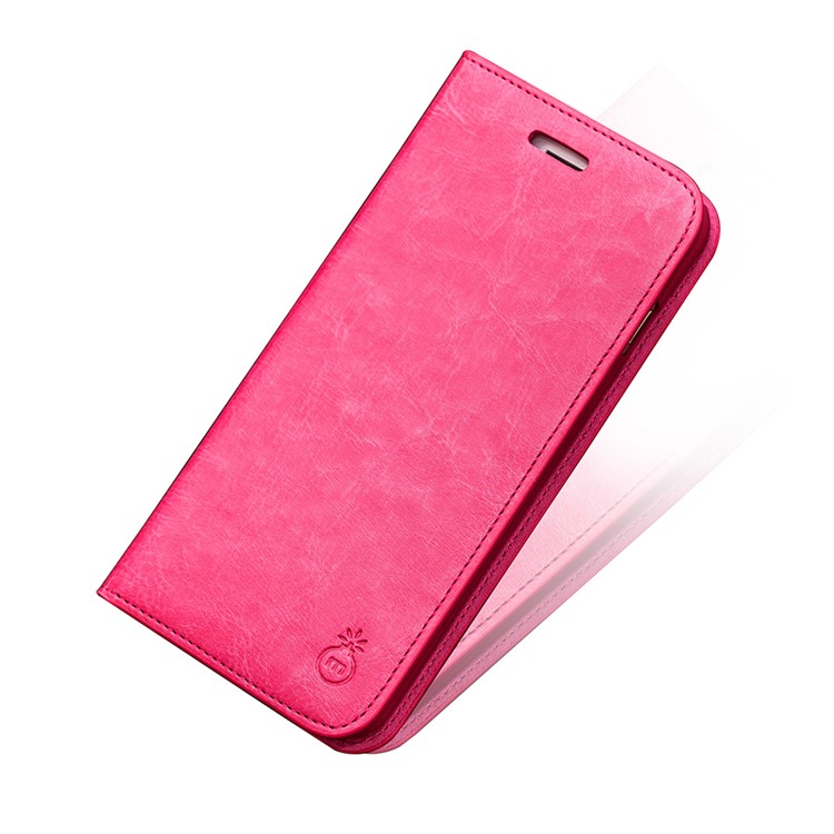 

MUSUBO Flip Leather Wallet Stand Protective Mobile Cover for iPhone XR 6.1 inch - Rose, iPhone XR