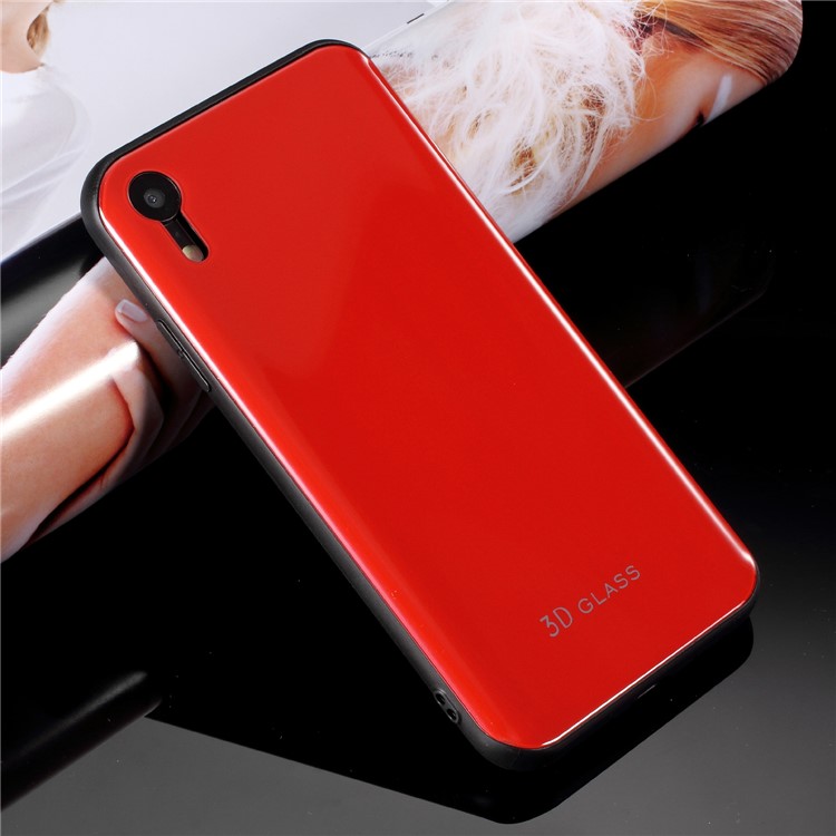

Для Iphone XR 6.1-дюймовый PC + TPU Гибридный Чехол [горячая Гибка 3D С Покрытием Из Стекла] [изогнутый Край] - Красный, iPhone XR