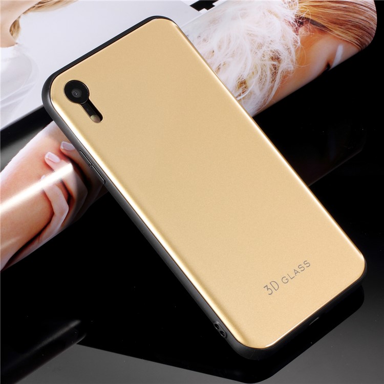

Для Iphone XR 6,1-дюймовый Гибридный Корпус PC + TPU [горячая Гибка С 3D-покрытием] - Золото, iPhone XR