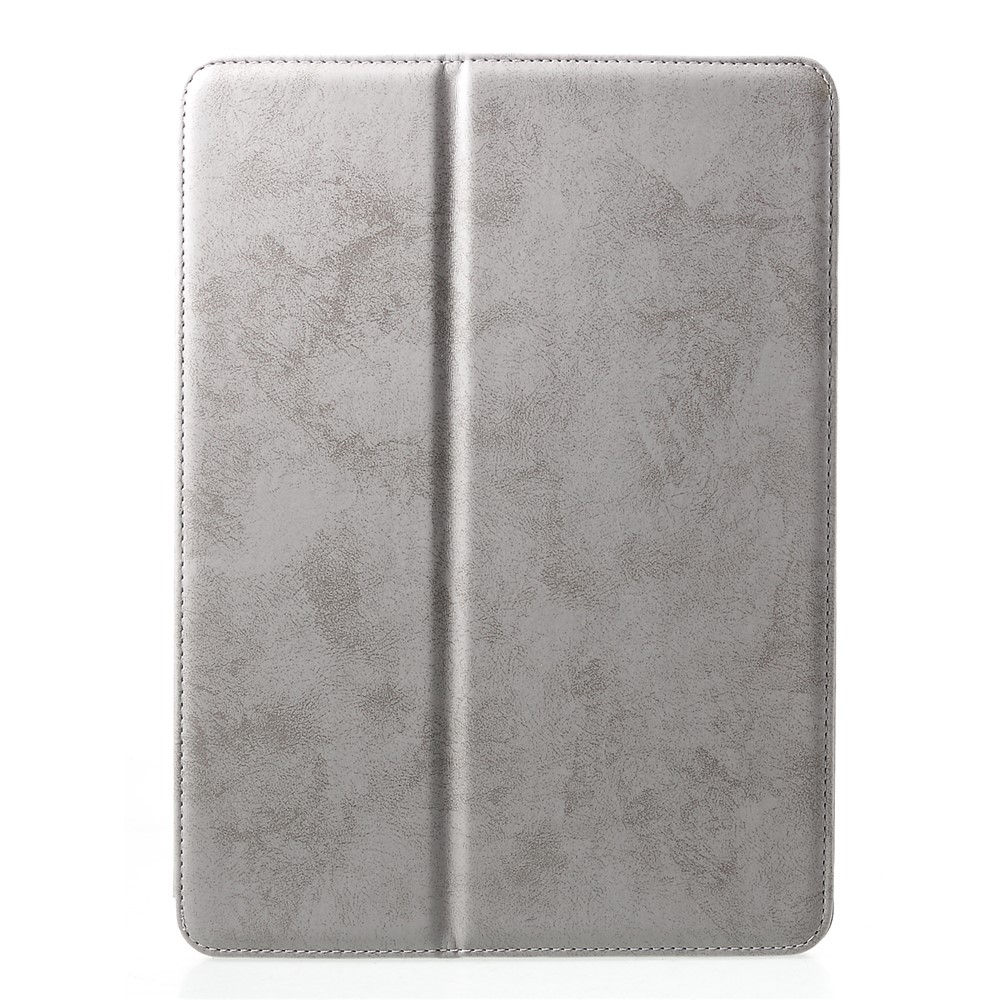 Leather Wallet Stand Cover with Pen Slot for iPad Pro 10.5 (2017) / iPad Air 10.5 (2019) - Grey