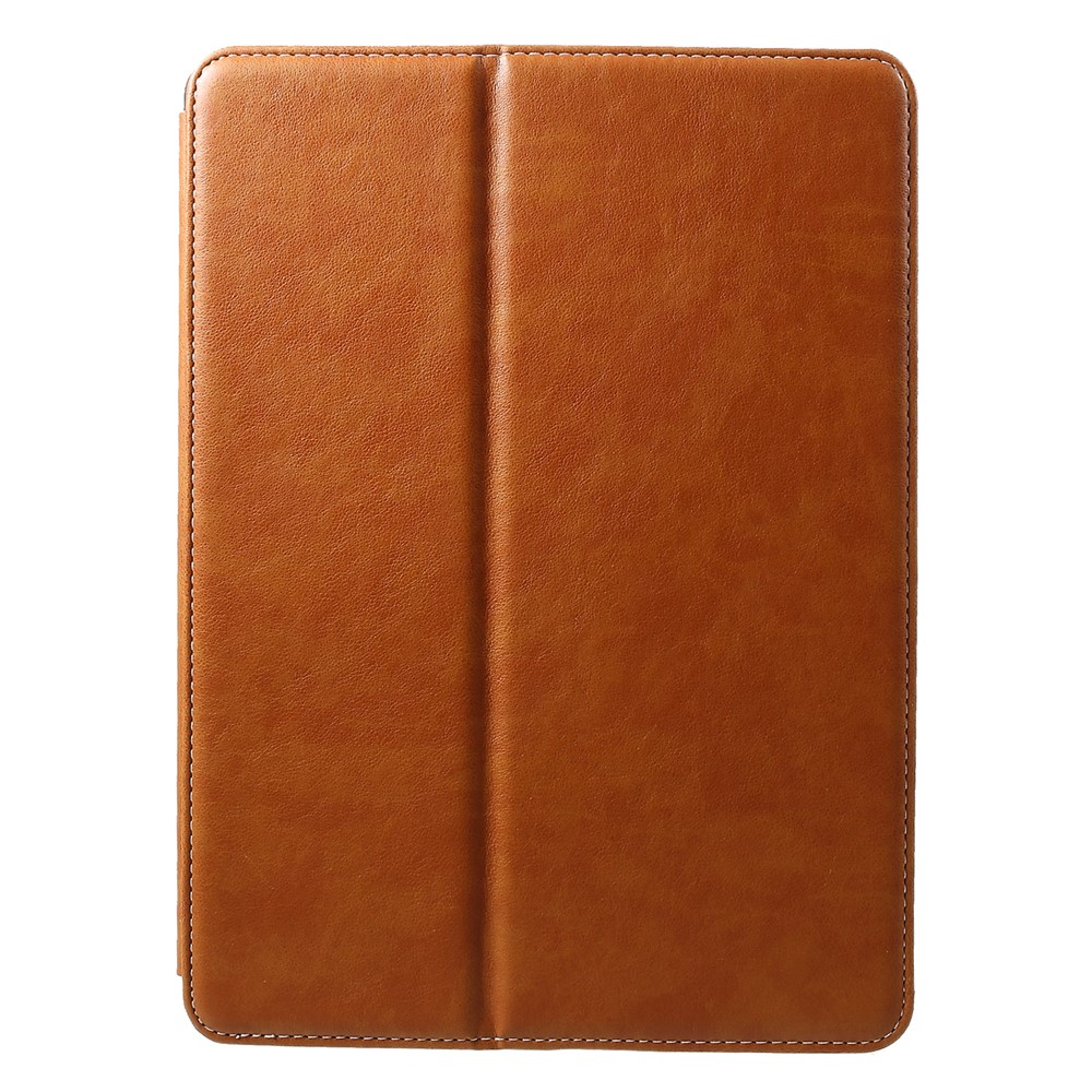 PU Leather Wallet Stand Case with Pen Slot for iPad Pro 10.5 (2017) / iPad Air 10.5 (2019) - Brown