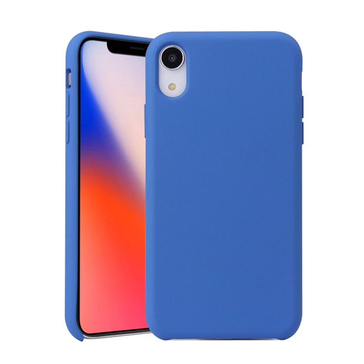 

Жидкий Силиконовый Защитный Чехол Для IPhone XS Макс 6,5 Дюйма - Нежно Голубые, iPhone XS Max 6.5 inch