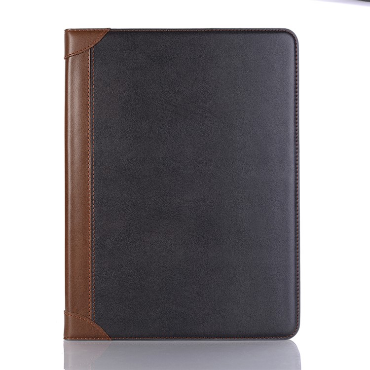 

For iPad Pro 11-inch (2018) Contrast Color Leather Smart Casing [Stand Wallet] - Dark Grey, iPad Pro 11-inch (2018)