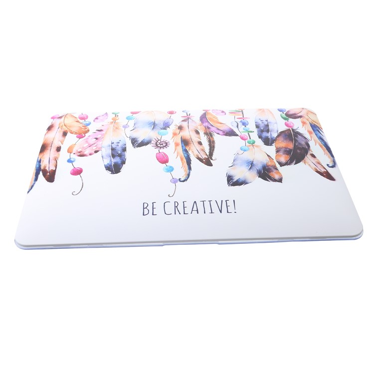 Gemusterte Notizblockhülle Für Macbook Air 13.3 A1369 / A1466 - Federanhänger-2