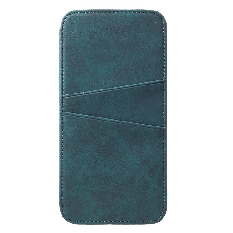 

Retro Style PU Leather Stand Case with Card Slots for iPhone XR 6.1 inch - Blue, iPhone XR