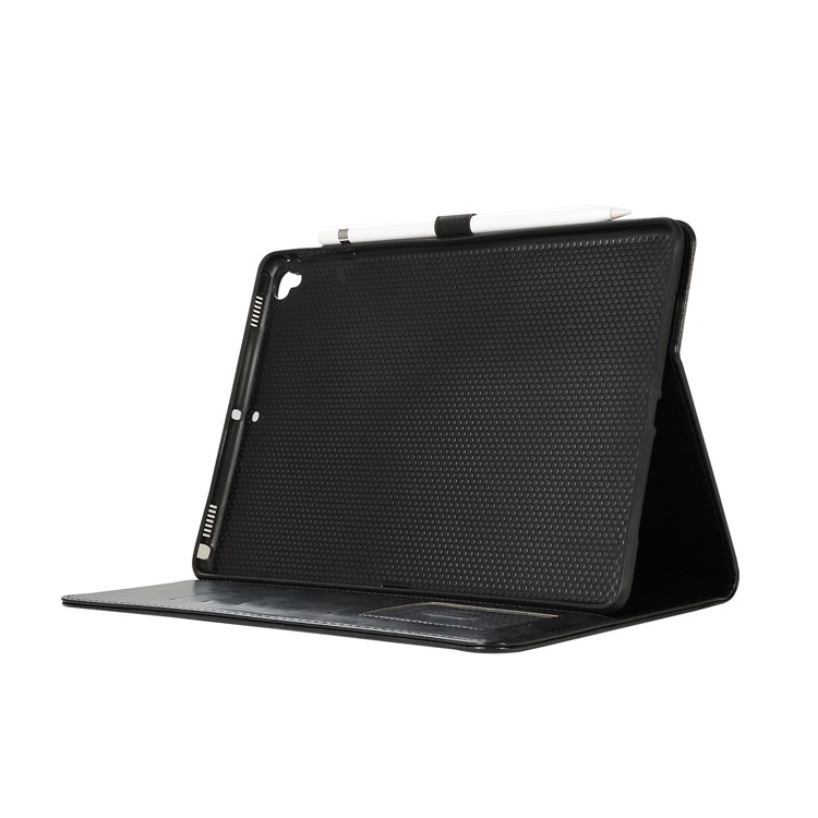 Couverture Intelligente En Cuir PU Pour IPad 9,7 Pouces (2018) / 9,7 Pouces (2017) / ipad pro 9,7 pouces (2016) / Air 2 / Air - Noir-4