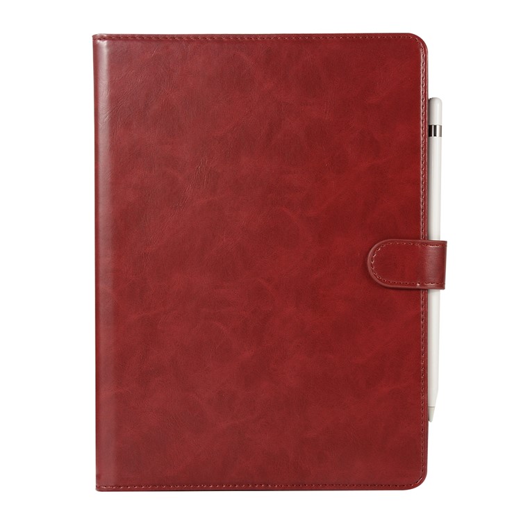 PU Leather Protection Smart Tablet Shell for iPad 9.7-inch (2018) / 9.7-inch (2017) / iPad Pro 9.7 inch (2016) / Air 2 / Air - Wine Red-1