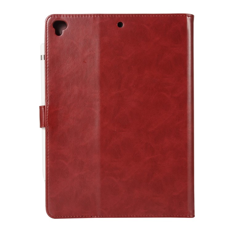 PU Leather Protection Smart Tablet Shell for iPad 9.7-inch (2018) / 9.7-inch (2017) / iPad Pro 9.7 inch (2016) / Air 2 / Air - Wine Red-2