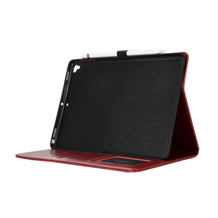 PU Leather Protection Smart Tablet Shell for iPad 9.7-inch (2018) / 9.7-inch (2017) / iPad Pro 9.7 inch (2016) / Air 2 / Air - Wine Red-4
