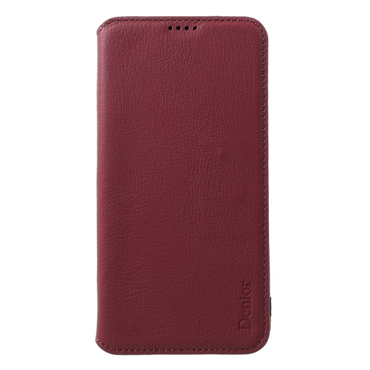 

Обложка Для Карт Из Натуральной Кожи DENIOR С Подставкой Для Iphone XS / X 5,8 Дюйма - Красный, iPhone Xs