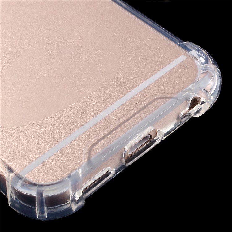 Acrílico Volta + Tampa Traseira TPU Para Iphone 6s 6 - Transparente-5