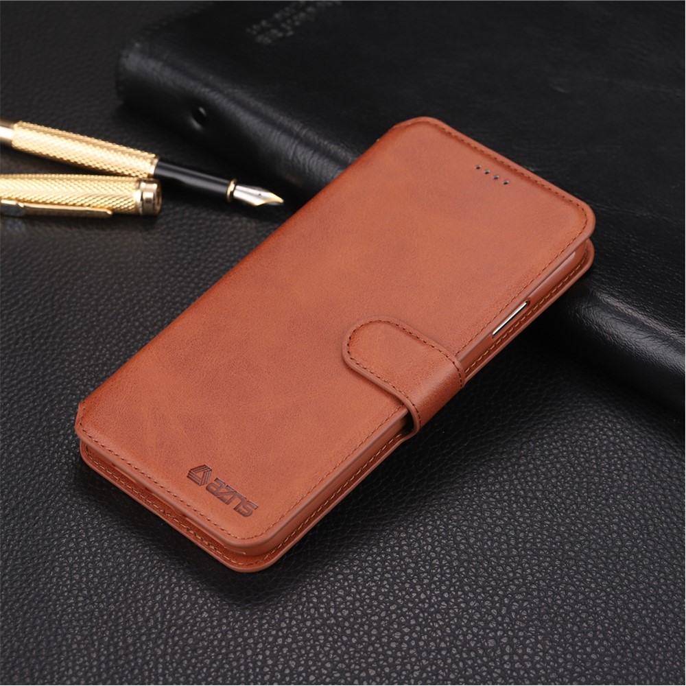 Кожаный чехол-подставка azns для iphone 5,8