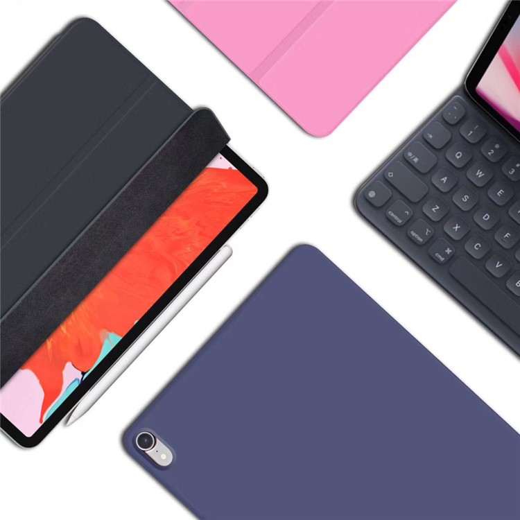 MUTURAL PU Leather Magnetic Connection Smart Tablet Case for iPad Pro 11-inch (2018) - Black-5