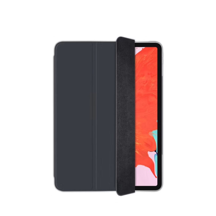MUTURAL PU Leather Magnetic Connection Smart Case with Stand for iPad Pro 12.9-inch (2018) - Black-2