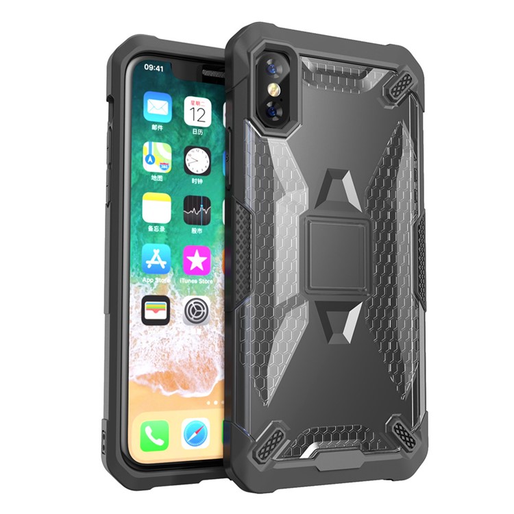 

Ударопрочная Крышка ПК Гибридного Телефона ТПУ Для Iphone XS / X 5,8 Дюйма - Серый, iPhone XS 5.8 inch