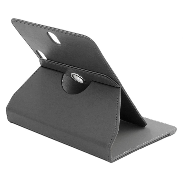 ENKAY Universal Crazy Horse Leather Case for Samsung Tab 4 7.0/Tab 3 7.0 Etc - Black-5