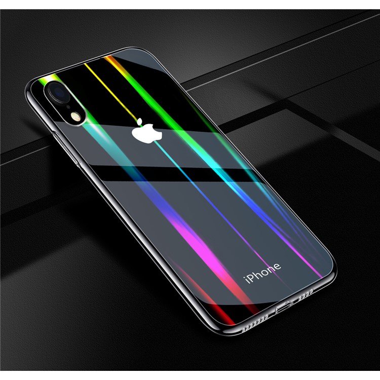 

Лазерная Резьба По Стеклу + Задний Комбинированный Чехол Для Iphone XR - Прозрачный, iPhone XR 6.1 inch