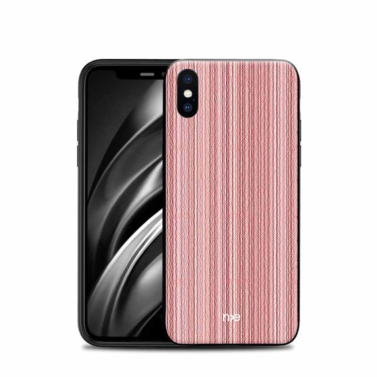 

NXE Чехол С Вертикальным Рисунком В Виде Геля TPU Для IPhone XS Max 6,5 Дюймов - Розовый, iPhone XS Max 6.5 inch