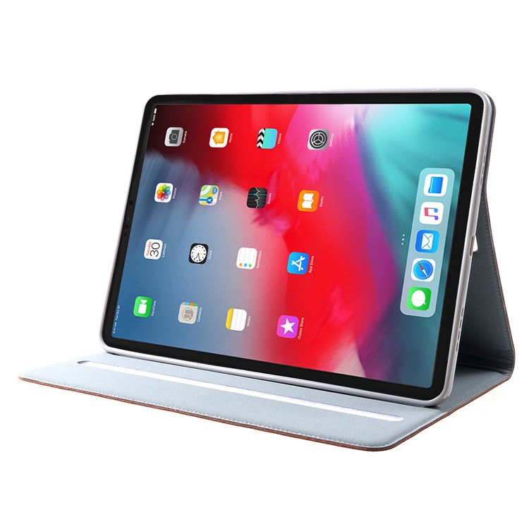 DOORMOON Per Ipad Pro Da 11 Pollici (2018) In Vera Pelle Tablet - Marrone-4