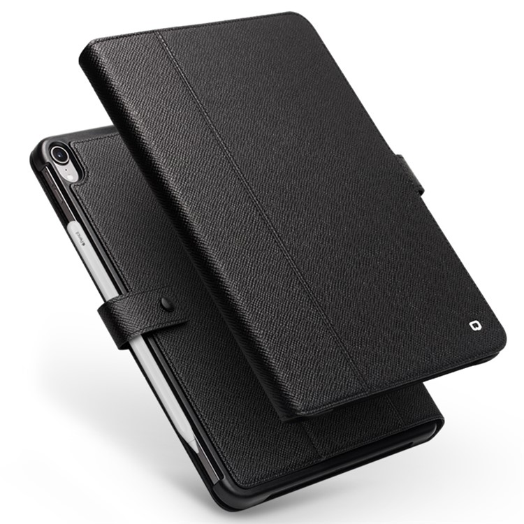 QIALINO Business Style Cowhide Leather Smart Case for iPad Pro 12.9-inch (2018) - Black-12