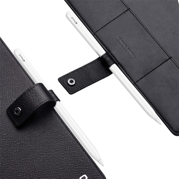 QIALINO Business Style Cowhide Leather Smart Case for iPad Pro 12.9-inch (2018) - Black-3