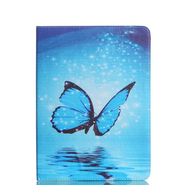 

Pattern Printing Leather Card Holder Case for iPad Pro 11-inch (2018) - Blue Butterfly, iPad Pro 11-inch (2018)