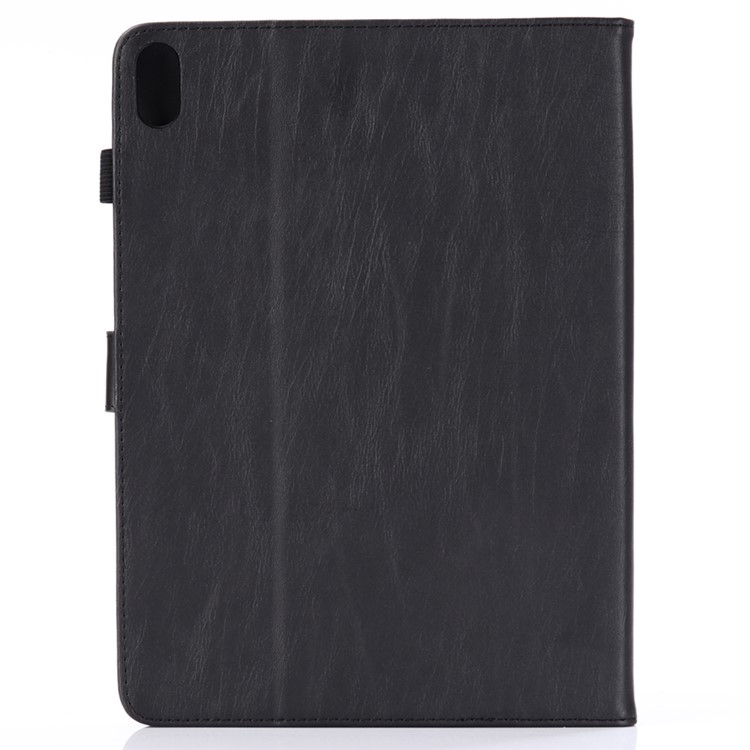 Caso de Protección de Tabletas de Cuero de PU de Estilo Retro Para Ipad Pro 11 Pulgadas (2018) - Negro