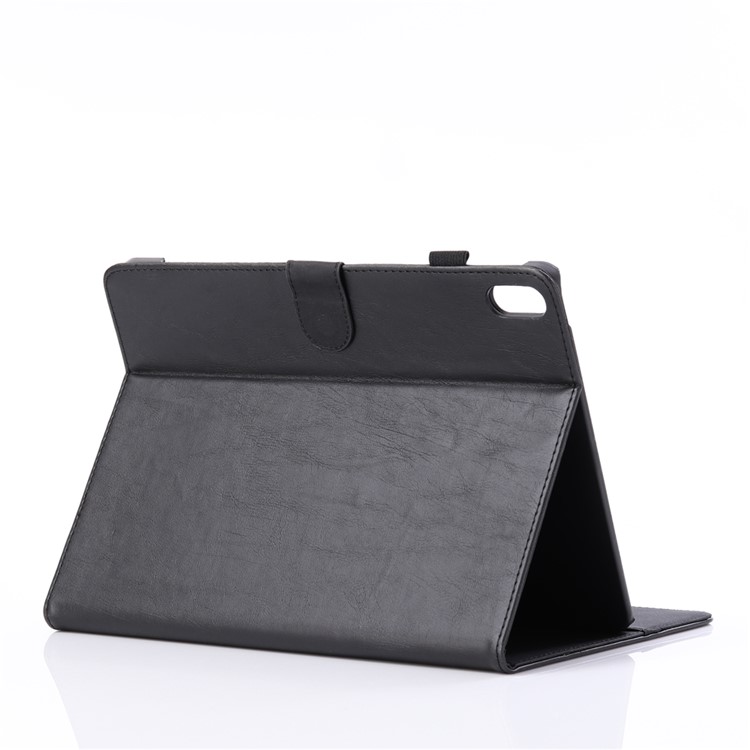 Étui de Protection Contre Les Tablettes en Cuir PU de Style Rétro Pour Ipad Pro 11-pouces (2018) - le Noir